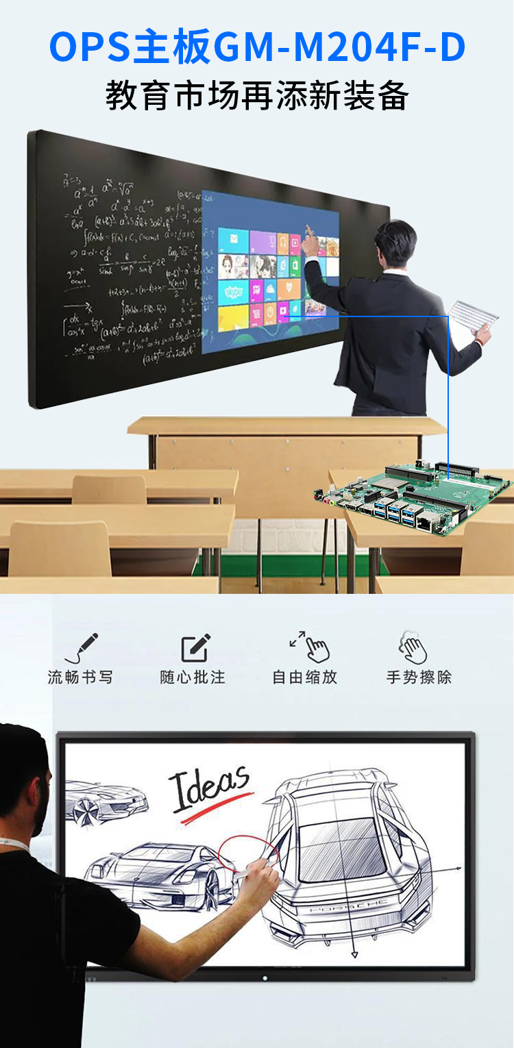 【高能計算機新品發(fā)布】飛騰D2000國產(chǎn)OPS主板，讓教育設(shè)備智慧融合！(圖1)